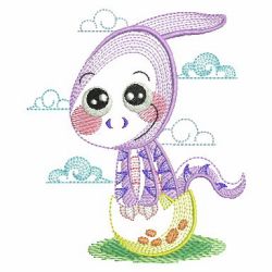 Rippled Baby Dinosaurs 02(Sm) machine embroidery designs