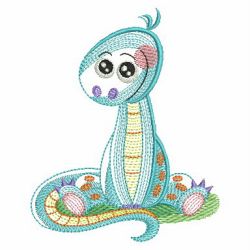 Rippled Baby Dinosaurs 05(Sm) machine embroidery designs