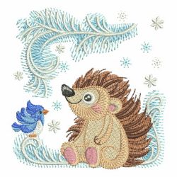Winter Woodland Animals 07(Sm) machine embroidery designs