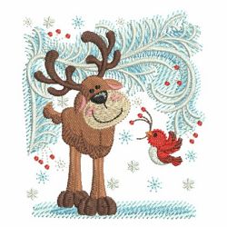 Winter Woodland Animals 08(Lg) machine embroidery designs