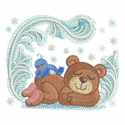 Winter Woodland Animals 09(Lg) machine embroidery designs