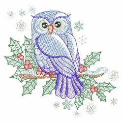 Winter Owls 02(Lg) machine embroidery designs