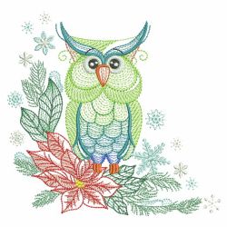 Winter Owls 03(Lg) machine embroidery designs