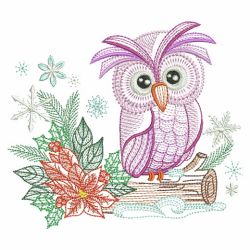 Winter Owls 05(Md) machine embroidery designs