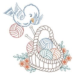 Vintage Happy Bluebirds 3 02(Md) machine embroidery designs