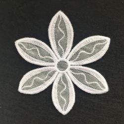 3D Organza Flower 3 machine embroidery designs