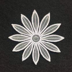 3D Organza Flower 3 05 machine embroidery designs