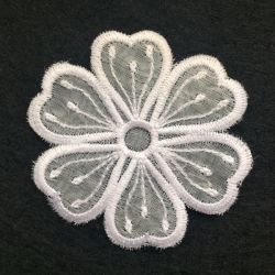 3D Organza Flower 3 13