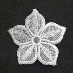 3D Organza Flower 3 15