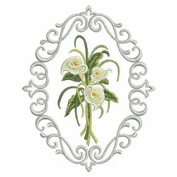 Floral Cameos 2 07(Lg) machine embroidery designs