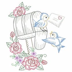 Vintage Love Birds(Lg) machine embroidery designs