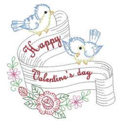 Vintage Love Birds 02(Sm) machine embroidery designs