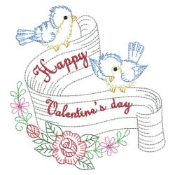 Vintage Love Birds 02(Md) machine embroidery designs