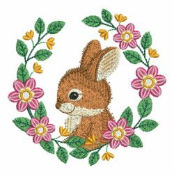 Spring Woodland Animals 2 04 machine embroidery designs