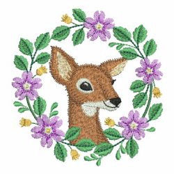 Spring Woodland Animals 2 05 machine embroidery designs