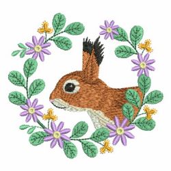 Spring Woodland Animals 2 06 machine embroidery designs
