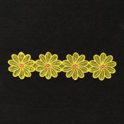 Organza Floral Borders 05 machine embroidery designs