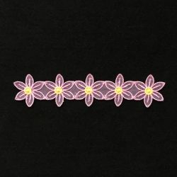 Organza Floral Borders 09 machine embroidery designs