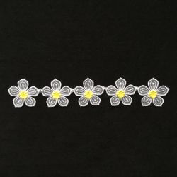 Organza Floral Borders 10 machine embroidery designs