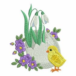 Easter Chick 2 01 machine embroidery designs