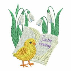 Easter Chick 2 06 machine embroidery designs