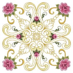 Damask Roses Quilt 04(Sm)