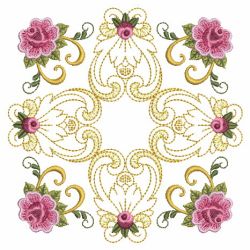 Damask Roses Quilt 06(Sm) machine embroidery designs