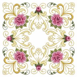 Damask Roses Quilt 10(Sm) machine embroidery designs