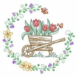 Vintage Garden Time(Md) machine embroidery designs