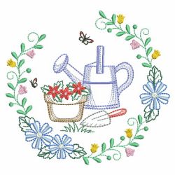 Vintage Garden Time 04(Lg) machine embroidery designs