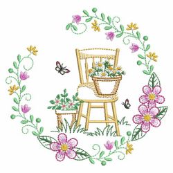 Vintage Garden Time 10(Md) machine embroidery designs