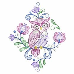 Rosemaling Owl 2 04(Sm) machine embroidery designs