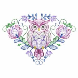 Rosemaling Owl 2 05(Md) machine embroidery designs