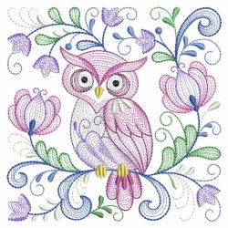Rosemaling Owl 2 09(Lg) machine embroidery designs
