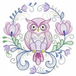 Rosemaling Owl 2 10(Sm)