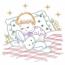 Vintage Sleeping Baby 06(Md) machine embroidery designs