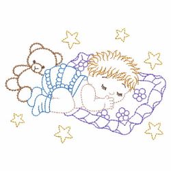 Vintage Sleeping Baby 08(Md) machine embroidery designs