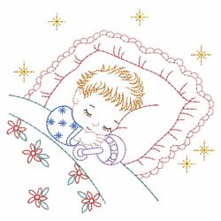 Vintage Sleeping Baby 09(Sm) machine embroidery designs