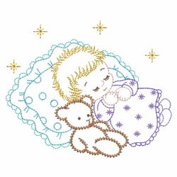 Vintage Sleeping Baby 10(Sm) machine embroidery designs