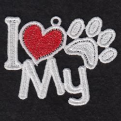 FSL I Love Dog machine embroidery designs