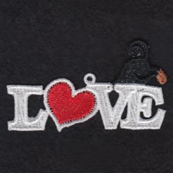 FSL I Love Dog 06 machine embroidery designs