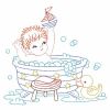 Vintage Bathing Baby(Md)