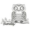 Days Of The Week Owls 2(Sm)