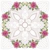 Trapunto Rose Quilt Block 7 04(Sm)