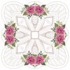 Trapunto Rose Quilt Block 7 06(Md)