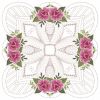 Trapunto Rose Quilt Block 7 06(Md)