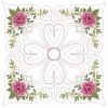 Trapunto Rose Quilt Block 7 08(Lg)