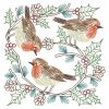 Vintage Christmas Robin(Sm)