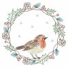 Vintage Christmas Robin 09(Sm)