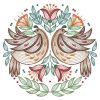 Folk Art Birds 01(Lg)